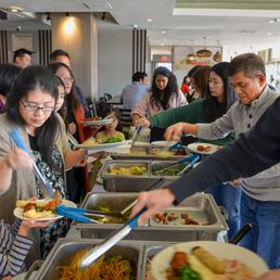 Buffet set-up for our guests with all the delicious food! Buffet set-up for our guests with all the delicious food!