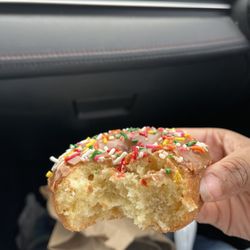 Donutown - In this photo it's a chocolate frosting and sprinkled doughnut!