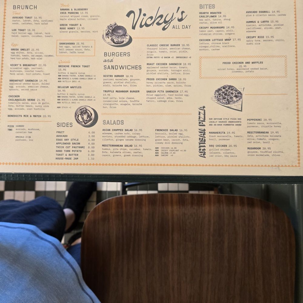 Vicky's All Day - Menu - Breakfast & Brunch Near Me - Los Angeles, California Vicky's All Day - Menu - Breakfast & Brunch Near Me - Los Angeles, California