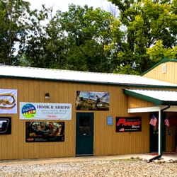 Hook and Arrow - Indoor Archery Range!  Archery and Fishing Supplies.  Live Bait.  Just behind Pikes Pub south of Lwr. Huntington Rd.