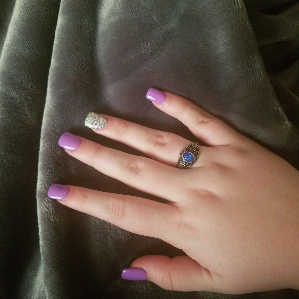 Freshly done nails! Freshly done nails!