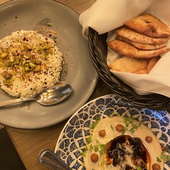 Aba - Smoky Garlic Hummus & Whipped Feta - Mediterranean Near Me - Austin, Texas Aba - Smoky Garlic Hummus & Whipped Feta - Mediterranean Near Me - Austin, Texas