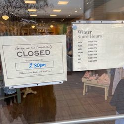Janie and Jack Outlet - Store closed during posted business hours.