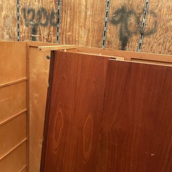 Alpha Moving Services - Top of vintage danish take wardrobe completely off and destroyed - Movers Near Me