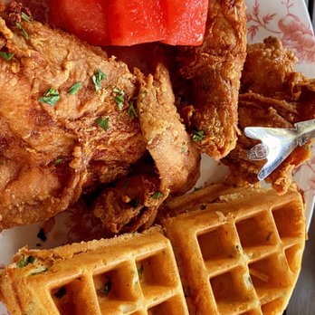Yardbird - CHICKEN 'N' WATERMELON 'N' WAFFLES - Southern Near Me - Las Vegas, Nevada Yardbird - CHICKEN 'N' WATERMELON 'N' WAFFLES - Southern Near Me - Las Vegas, Nevada