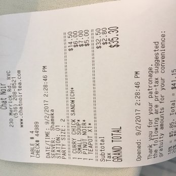 Chat Noir - The tab - Tea Rooms Near Me - Rockville Centre, New York Chat Noir - The tab - Tea Rooms Near Me - Rockville Centre, New York