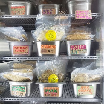 Chef Tanya's Kitchen - Deli case with loads of vegan meats - Vegan Near Me - Palm Springs, California Chef Tanya's Kitchen - Deli case with loads of vegan meats - Vegan Near Me - Palm Springs, California