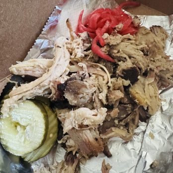 Cowboy Sally's - Pulled pork was good- as were the pickled onions and house pickles - Southern Near Me - Liberty Center, Ohio Cowboy Sally's - Pulled pork was good- as were the pickled onions and house pickles - Southern Near Me - Liberty Center, Ohio