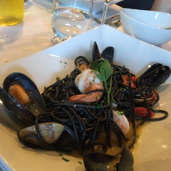 Pranzi - seafood squid ink pasta droooool - Italian Near Me - San Carlos, California Pranzi - seafood squid ink pasta droooool - Italian Near Me - San Carlos, California
