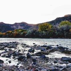 Santa Fe Jeep Tours - Lava rock mountains beside the Rio Grande