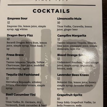 Jake’s Downtown - cocktail menu - Steakhouses Near Me - Billings, Montana Jake’s Downtown - cocktail menu - Steakhouses Near Me - Billings, Montana
