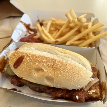 McDonald's - a sandwich and french fries - Fast Food Near Me - Charlotte, North Carolina McDonald's - a sandwich and french fries - Fast Food Near Me - Charlotte, North Carolina