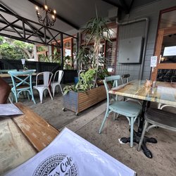Oodies Cafe - Outside dining area.
