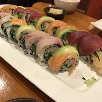 Ocean Sushi - Don't let the image fool you. These rolls are HUGE!!! I could barely finish because the size of each piece. Also,  very delicious!!! - Sushi Bars Near Me - Melrose, Massachusetts