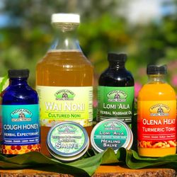Ho'olono Natural Remedies - Our full product line.