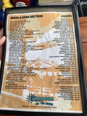 Menu photo 2 Reggie's on the Beach Chicago, IL Menu photo 2 Reggie's on the Beach Chicago, IL