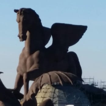 Gulfstream Park - Pegasus statue - Casinos Near Me - Hallandale Beach, Florida