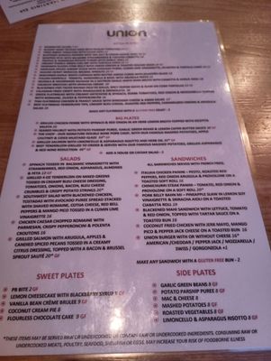 Menu photo 5 Union An American Bistro Castle Rock, CO Menu photo 5 Union An American Bistro Castle Rock, CO