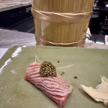 Tsumo Uws - Chu toro (bluefin tuna with caviar) - Sushi Bars Near Me - New York, New York
