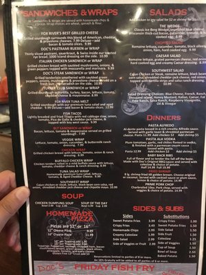 Menu photo 5 Doc's On The Fox Waterford, WI Menu photo 5 Doc's On The Fox Waterford, WI