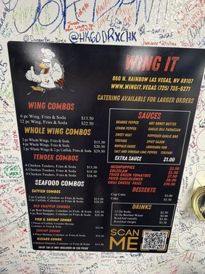 Menu photo 2 Wing It Las Vegas, NV Menu photo 2 Wing It Las Vegas, NV