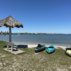 Texas Coast Kayaking - Kayak rentals come with paddle and life vests.