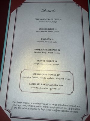 Menu photo 1 Papi Steak Miami Beach Miami Beach, FL