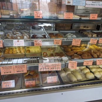 New Town Bakery & Restaurant - More pastries displayed - Bakeries Near Me - Surrey, British Columbia