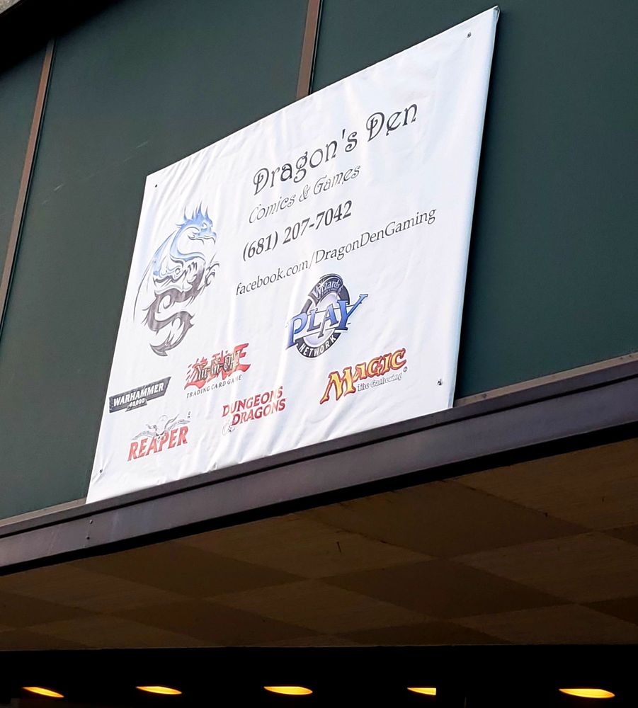 DRAGON’S DEN COMICS & GAMES Updated March 2024 109 Main St, Beckley