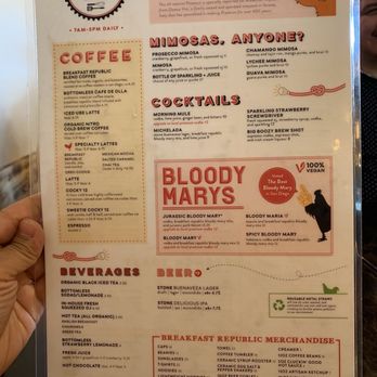Breakfast Republic - Menu - Breakfast & Brunch Near Me - Los Angeles, California Breakfast Republic - Menu - Breakfast & Brunch Near Me - Los Angeles, California