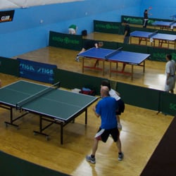 Austin Table Tennis Club - View from observation mezzanine