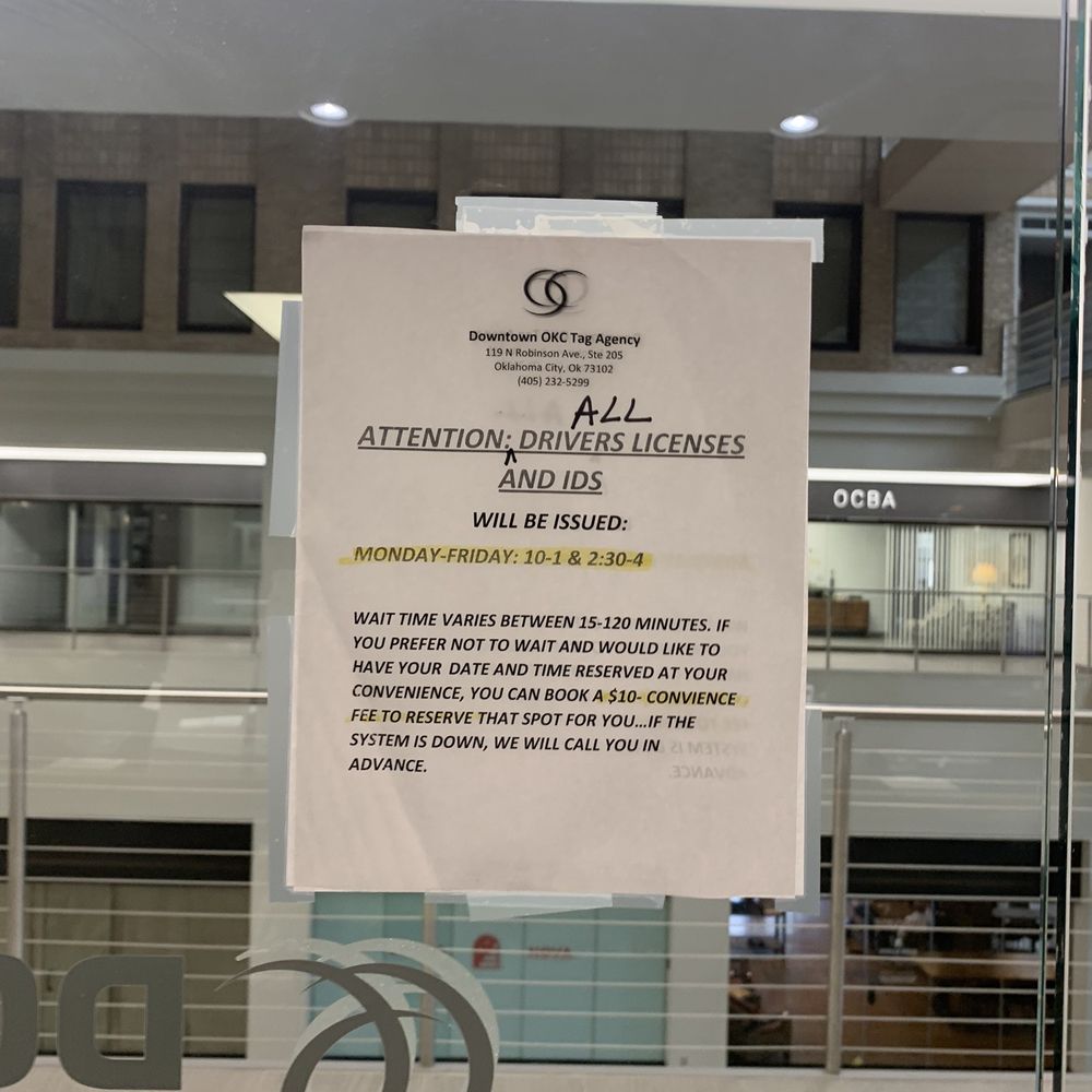 Tag Agency - Hours for drivers license - Notaries Near Me - Oklahoma City, Oklahoma Tag Agency - Hours for drivers license - Notaries Near Me - Oklahoma City, Oklahoma