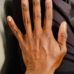 VN Skill Nails & Hair Salon - Final result after a gel manicure. Wholly satisfied.
