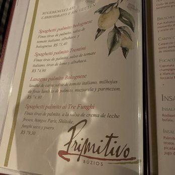 Primitivo - Italian Near Me - Armação dos Búzios, RJ Primitivo - Italian Near Me - Armação dos Búzios, RJ