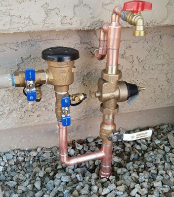 Photo of American Plumbing and Rooter - Chandler, AZ, US. A new water manifold for our new customer today! Literally from the ground, UP, We take pride in the work we perform!!