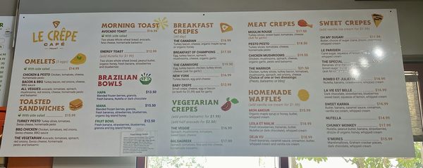 Menu photo 1 Le Crepe Cafe Kailua Kailua, HI Menu photo 1 Le Crepe Cafe Kailua Kailua, HI