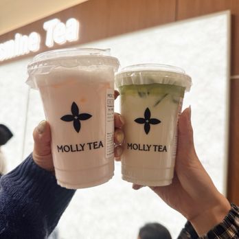 Molly Tea - matcha jasmine salted cheese - Bubble Tea Near Me - Cupertino, California