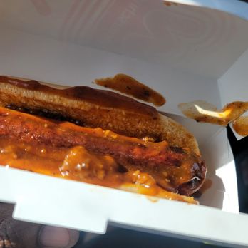 Wienerschnitzel - All beef burnt hot dog - Hot Dogs Near Me - Mojave, California