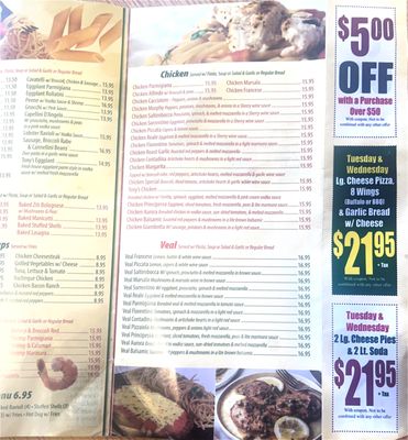 Menu photo 4 Tony’s Pizzeria Rockaway, NJ