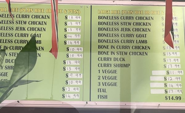 Menu photo 4 Danforth Roti Shop Toronto, ON