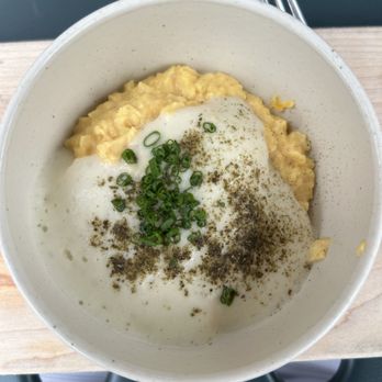Bread & Friends - soft scramble / caramelized onion - Bakeries Near Me - Portland, Maine