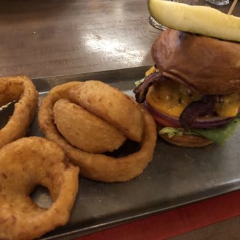 Ship Tavern - Burger and onion rings - American Near Me - Denver, Colorado Ship Tavern - Burger and onion rings - American Near Me - Denver, Colorado