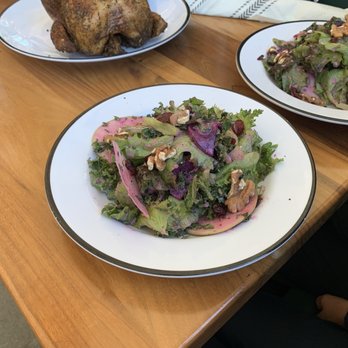 Shy Bird - Green Apple and Beets Salad - Cocktail Bars Near Me - Cambridge, Massachusetts