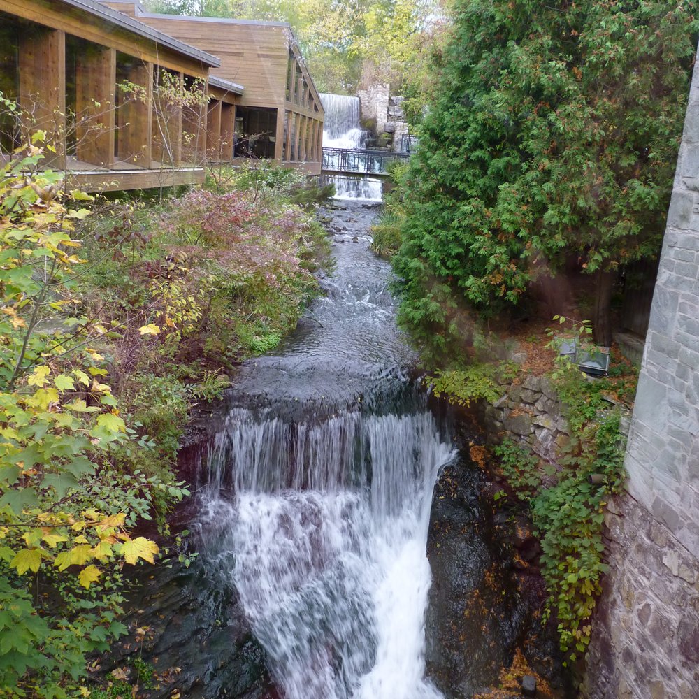 Ancaster Mill - The Lower Mills Falls is in the front, and the Mills Falls is in the back. - Canadian (New) Near Me - Ancaster, Ontario