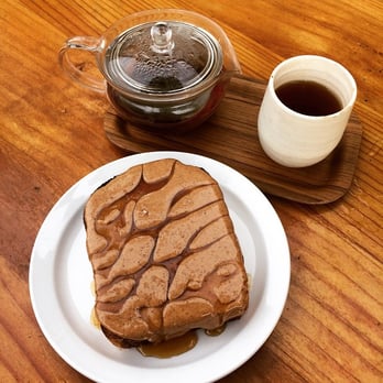 The Mill - Country Toast with Almond Butter & Honey and Tea! - Coffee & Tea Near Me - San Francisco, California