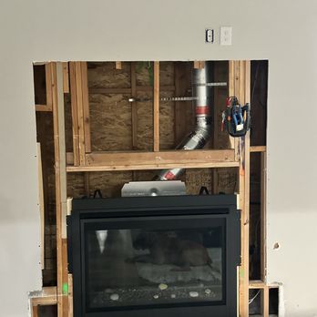 On the Line Electric - Fireplace remodel, new dedicated circuit - Electricians Near Me On the Line Electric - Fireplace remodel, new dedicated circuit - Electricians Near Me