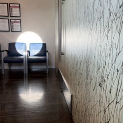 Corona Comprehensive Imaging Center - I like the glass door art and the circle sunlight!!!