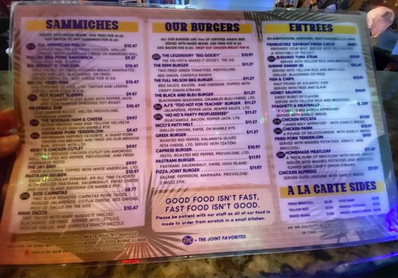 Menu photo 2 The Joint St. Pete Saint Petersburg, FL