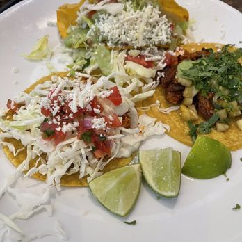 The Mexicano - $2.00 HH tacos : chicken tinga, al pastor, and crispy potato - Mexican Near Me - Phoenix, Arizona