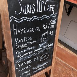 Surf's Up Cafe - Menu
